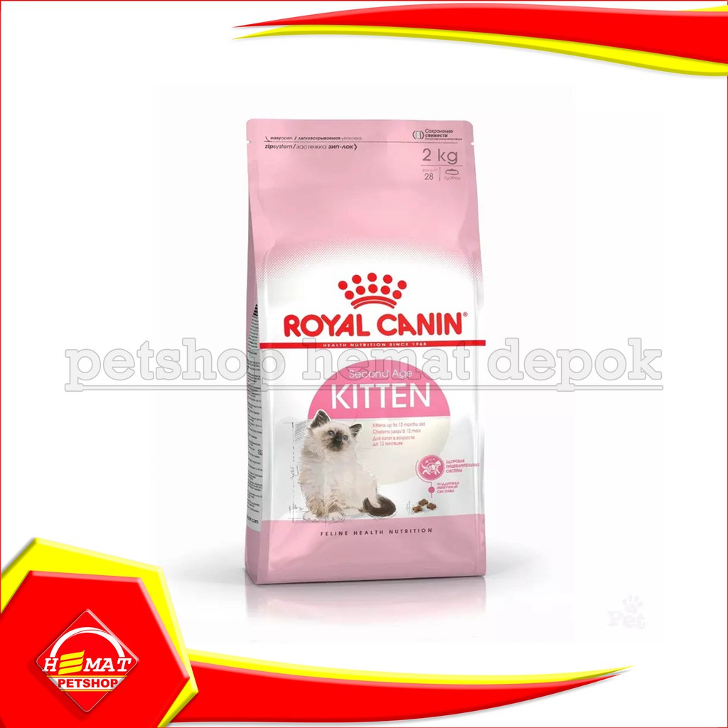 Royal Canin Kitten 36 2 Kg Makanan Kucing anakan Kiten Second Age 2Kg