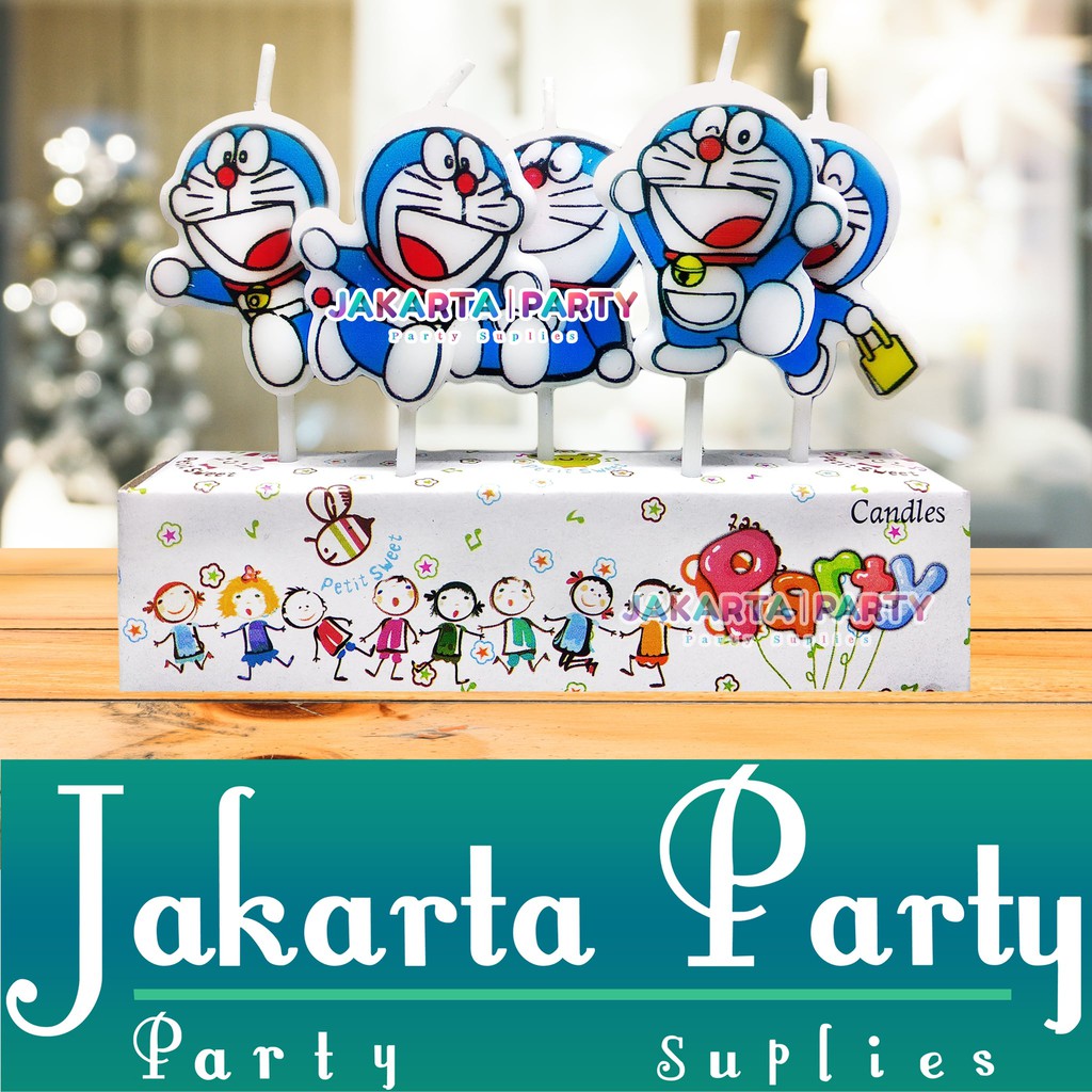 Lilin Karakter Doraemon / Lilin Ultah Doraemon / Lilin Kue Doraemon / Lilin Lucu