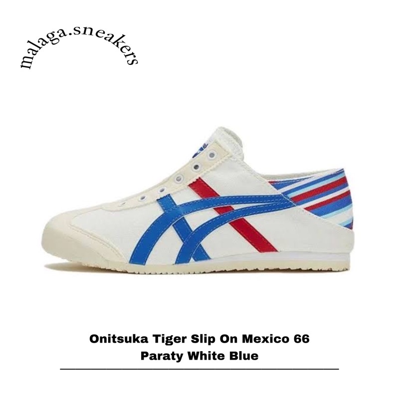 Onitsuka Tiger Slip On Mexico 66 Paraty White Blue