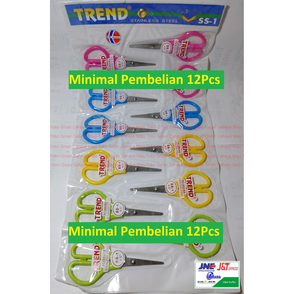 Gunting Trend Ukuran SS-1 Kecil (Pcs)