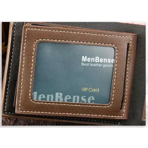 ORIGINAL MENBENSE D3301-4 DOMPET UANG PRIA TIGA LIPATAN DENGAN TEMPAT KOIN