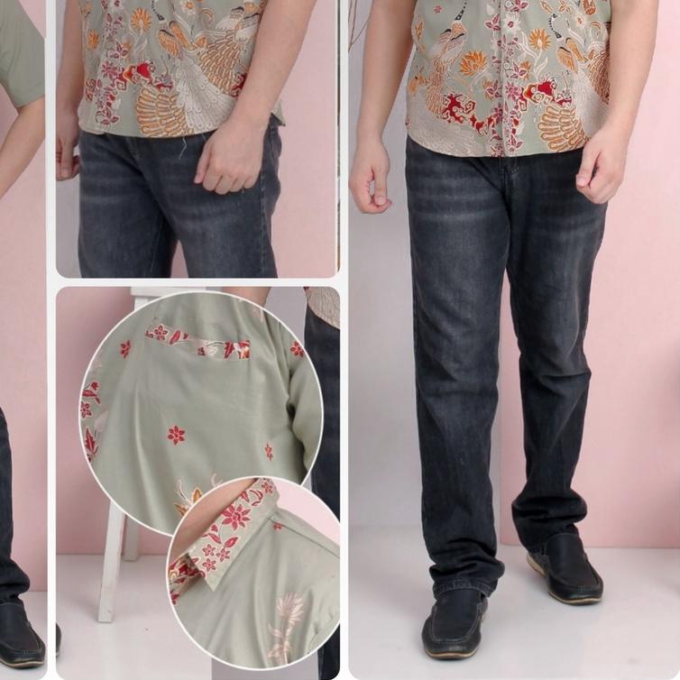 ← Kemeja Batik Pria / Kemeja Batik Cowok Modern / Kemeja Batik Modern Pria ✼