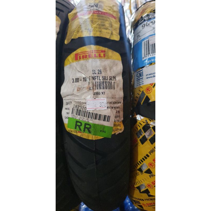 Ban Pirelli sl26 3.00 Ring 10 tubeless vespa pts small frame