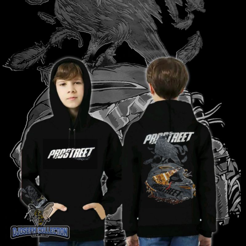 JAKET SWEATER HOODIE ANAK 7-10 TAHUN | JAKET SWEATER HOODIE PROSTREET ANAK | HOODIE PROSTREET ANAK |
