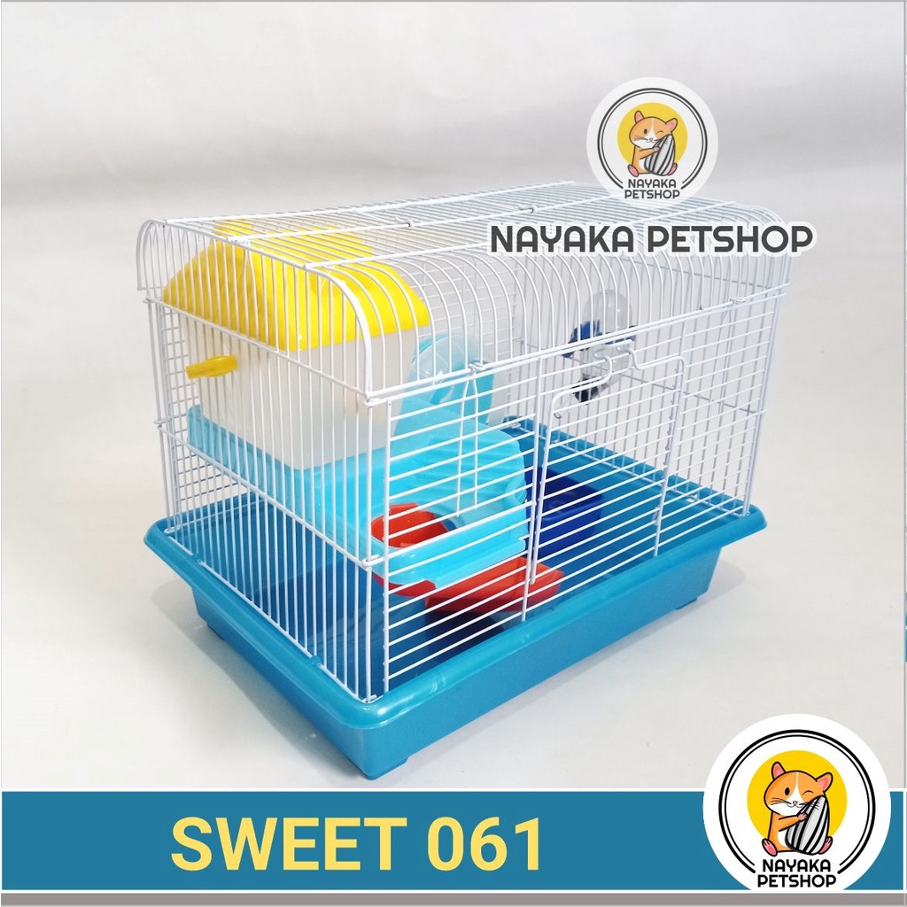 Sweet 061 Kandang Hamster Tingkat 2 Lantai Besar Murah