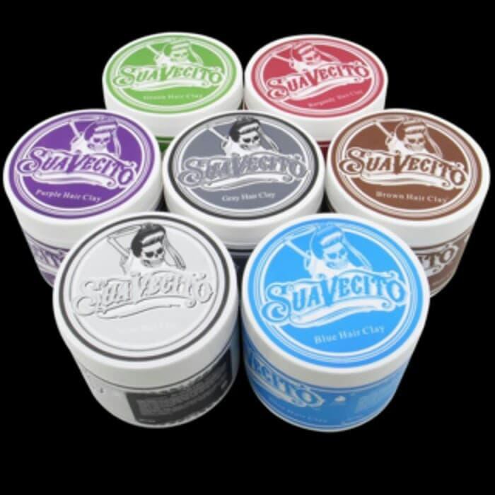 [TERBARU] WAX WARNA SUAVECITO /POMADE SILVER MERAH UNGU HITAM GOLD BIRU