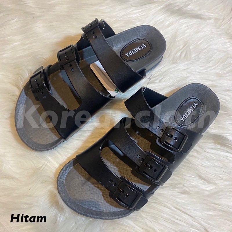 Sandal Karet Pria Yumeida (Ban 3) 9071 L - Sandal Slop Pria Wanita Yumeida 9071L