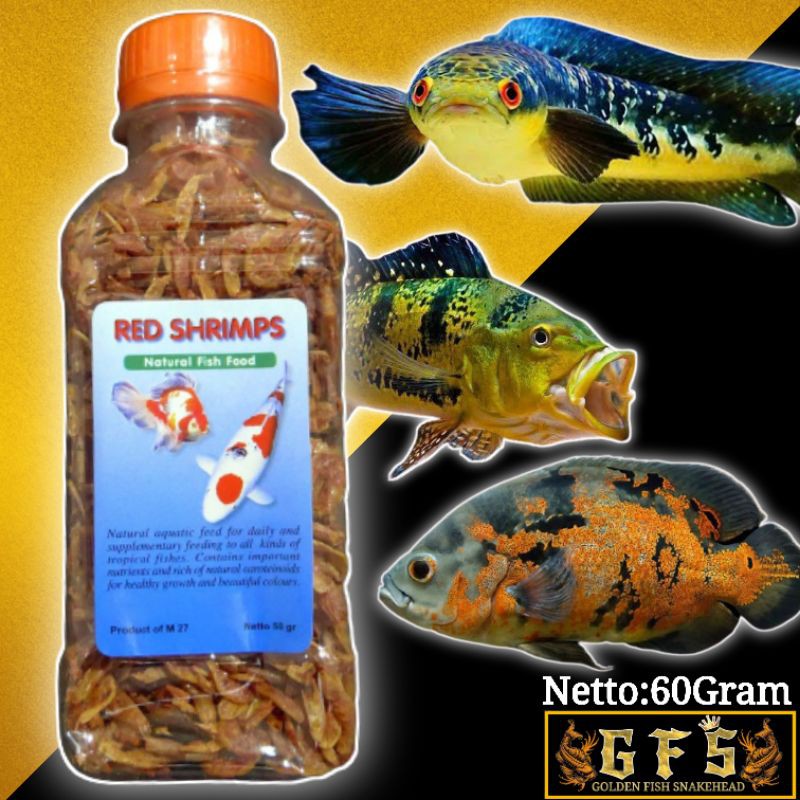 RED SHRIMS 60 GRAM KEMASAN BOTOL KOTAK