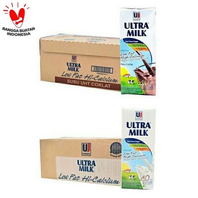 

BISA COD Ultra Milk Low Fat 250ml - coklat