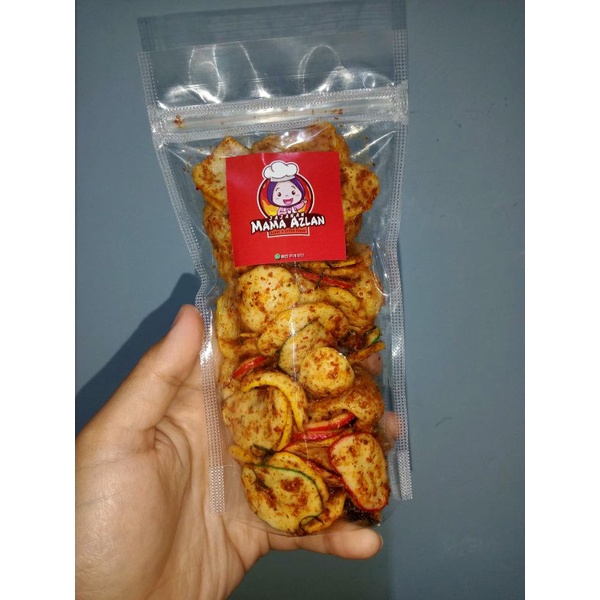

Kerupuk seblak daun jeruk dan original daun jeruk