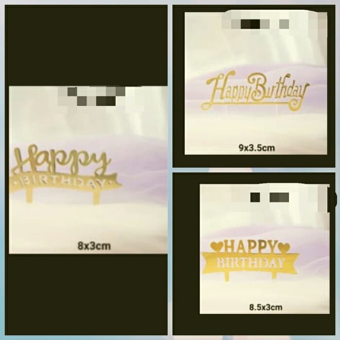 

KUE-PENGHIAS-ALAT- TOPPER KUE HAPPY BIRTHDAY PLASTIK TUSUK - MOTIF RANDOM -ALAT-PENGHIAS-KUE.