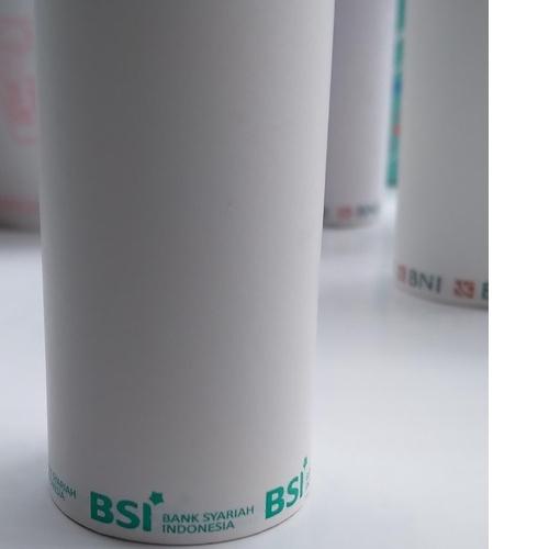 

[isi 10 roll] Kertas Struk Thermal EDC logo BSI (Bank Syariah Indonesia) 57x30/58x30