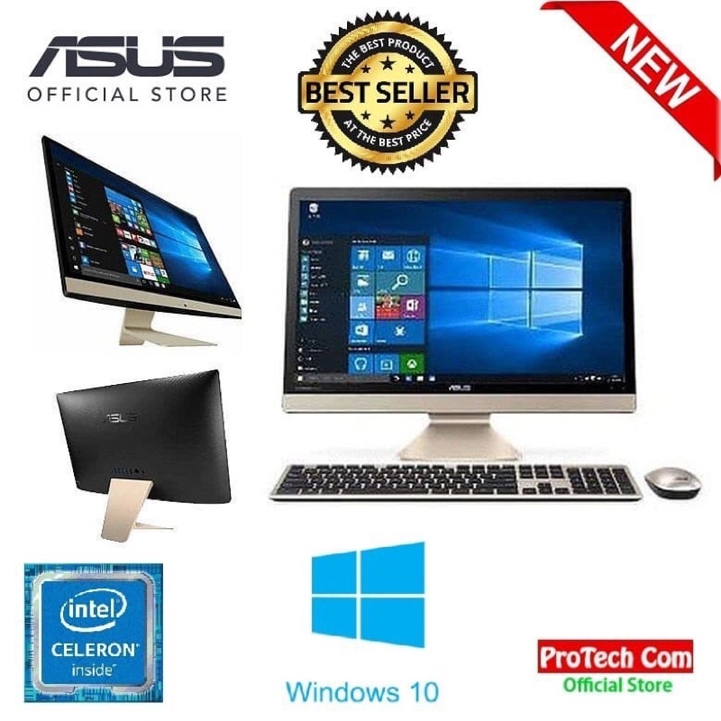 Jual Asus Pc All In One V222gak Wa141t Dualcore J4005 4gb 1tb 21 5 W10 Original Dijamin Asli Indonesia Shopee Indonesia