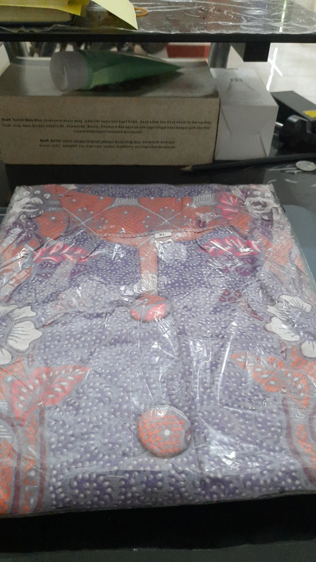 M-l-xl-xxl Batik Tunik Wanita Asj Sa Hrb026 Kenongo Pekalongan Sogan Tulis