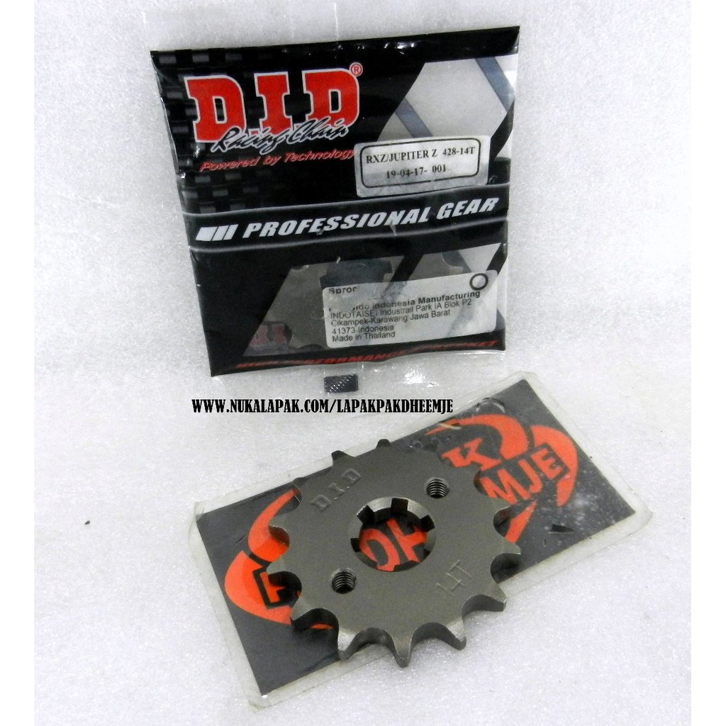 GER GEAR DEPAN 428 14 DID ORIGINAL  VIXION NEW VIXION R15 XABRE JUPITER MX KING JUPITER MX