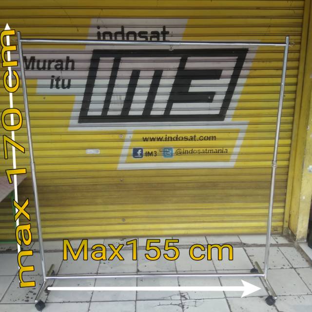 Jemuran gawang capstok stainless