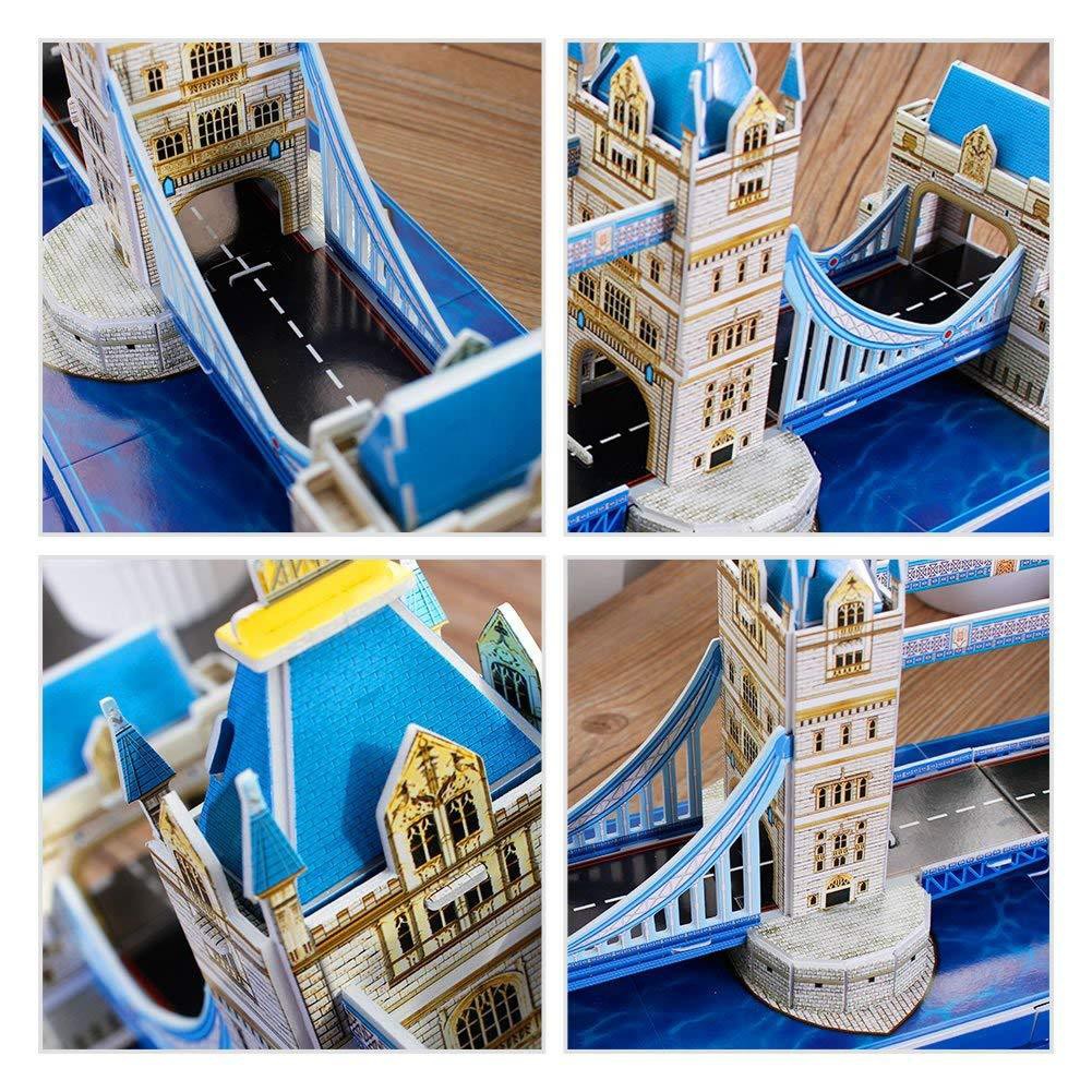 3D Mini Puzzle | LONDON BRIDGE | Mainan Kecerdasan Anak - DIY - Tower Bridge