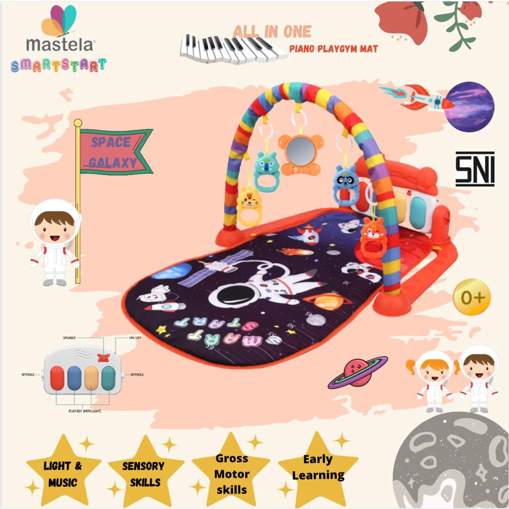 MASTELA Smart Start Piano Playgym Mat / Playmat Edukasi Bayi