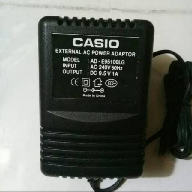 AC adaptor keyboard Casio untuk ctk wk as wk dll 9.5v