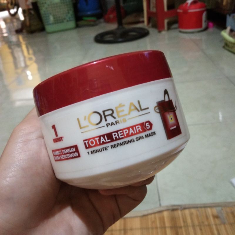 Jual loreal hair mask total repair Shopee Indonesia