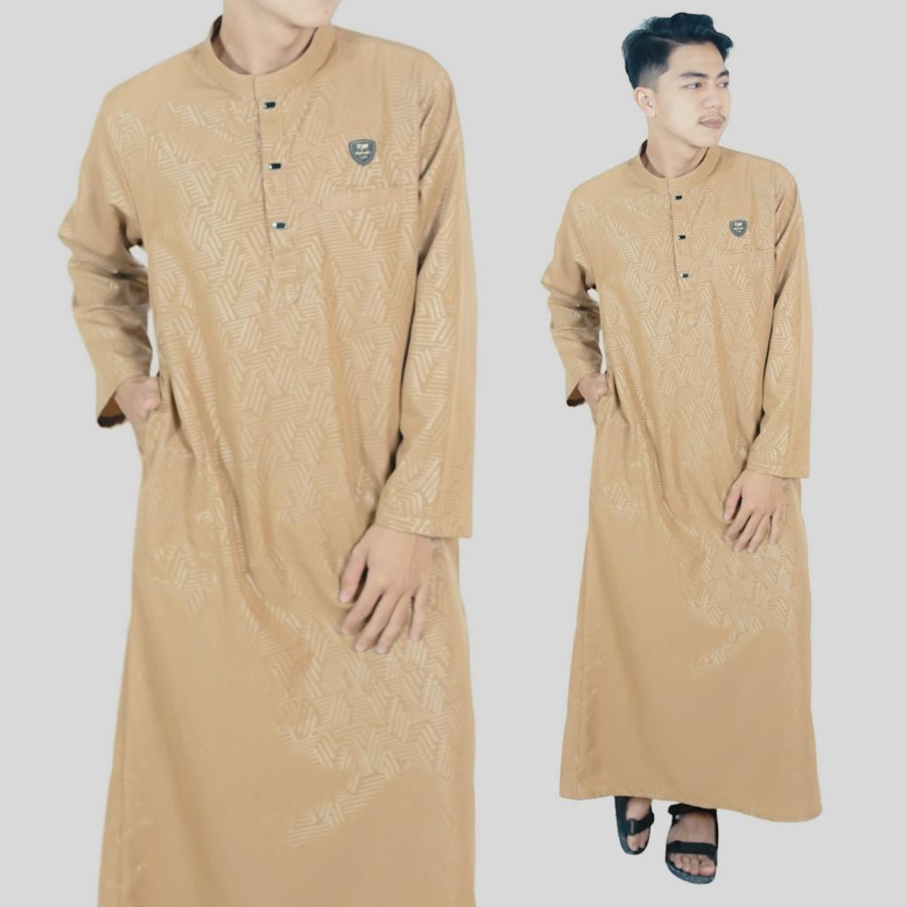 AL-HURUMAT / JUBAH EMBOS LAKI LAKI DEWASA / Gamis pakistan pria remaja dan baju koko modern premium