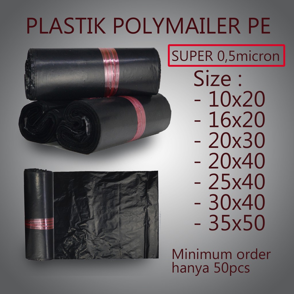 PLASTIK PACKAGING POLYMAILER PE TEBAL ISI 100 PCS TERMURAH SE SHOPEE HARGA PABRIK