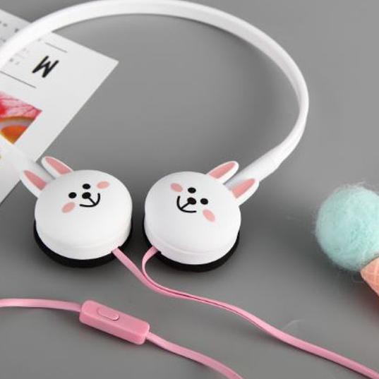 тz ☛cb✧ т¼ֳ MK916 EARPHONE HEADSET KARAKTER LINE LUCU CUTE ADA MICROPHONE EXTRA BASS ц¼ֳяz¼ֳ