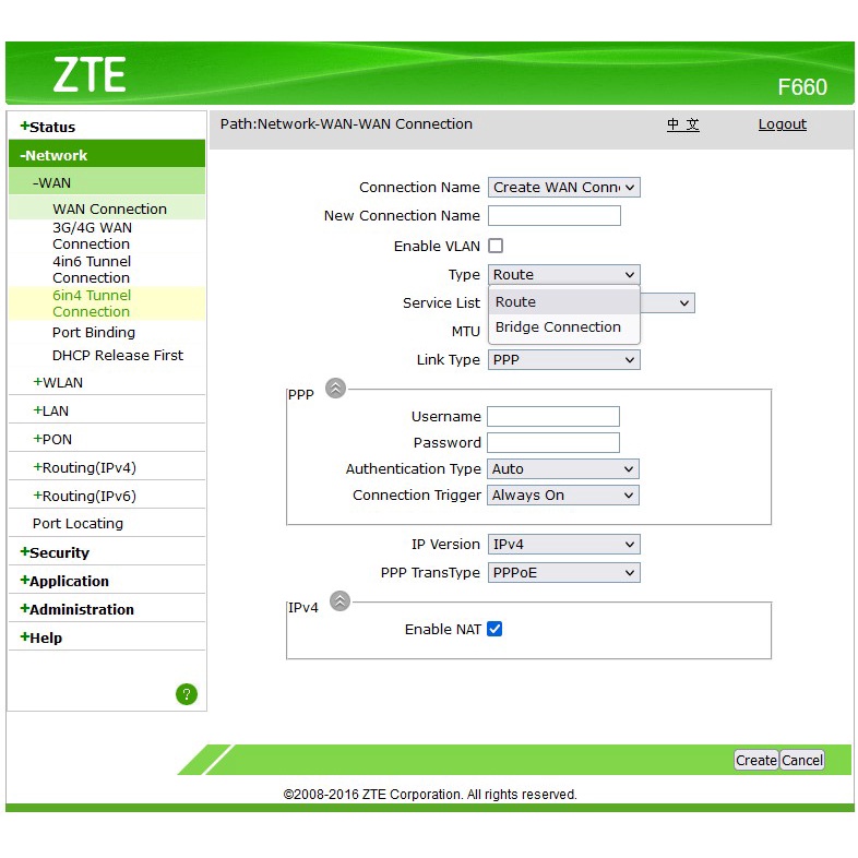 ZTE F660 V5.2 GPON ONT MODEM ONU FE+2POTS+1USB+WIFI INCLUDE ADAPTOR