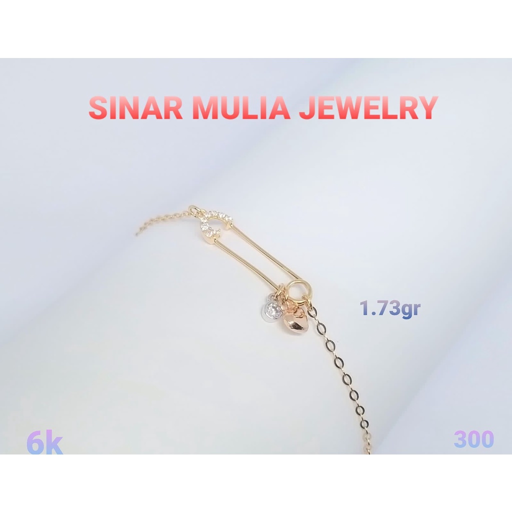 GELANG RANTAI MODEL KOREA EMAS ASLI