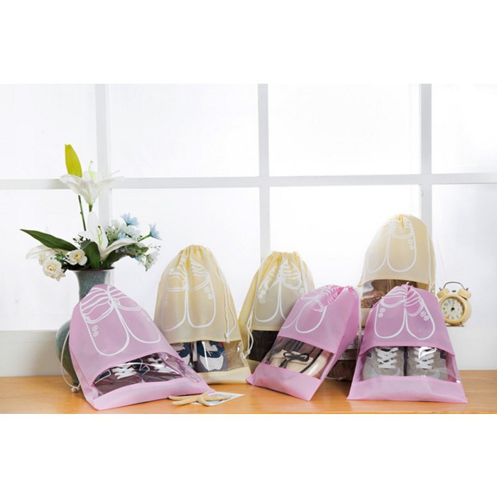 RS Large Tas Sepatu Tas Sandal Tas Sepatu Sandal Tas Serbaguna Korean Shoes Bag SERUT Murah