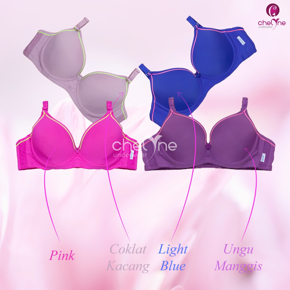 BH Chelyne Busa Kawat 8825 Full Cup Bra Harian Polos