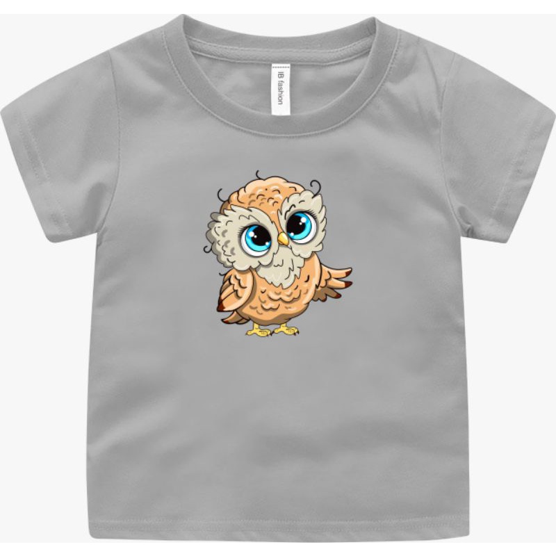 Baju Kaos Anak Laki Laki &amp; Perempuan Owl lucu Kaos Distro Anak Atasan Anak laki Laki kaos Murah anak