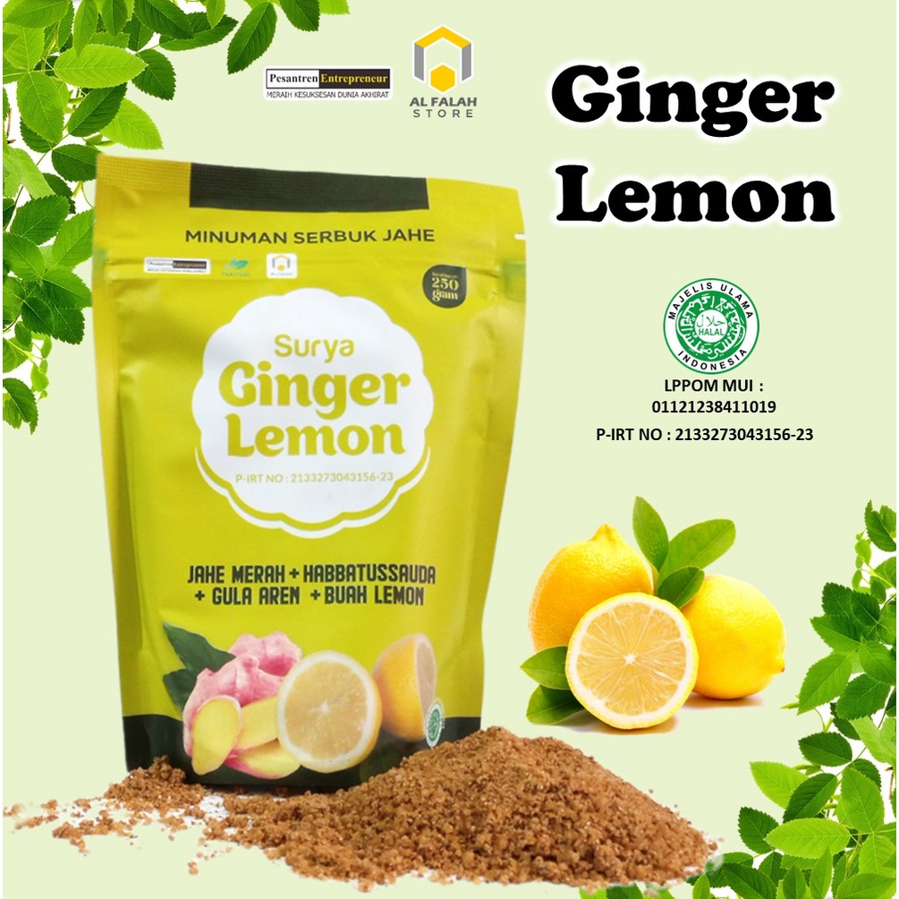 

SURYA GINGER LEMON 250 GRAM