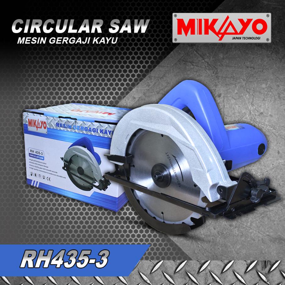 SIAP PAKAI Mesin Tukang, tuKang Mebel,Circular Saw / Mesin Gergaji / Mesin Potong MIKAYO original asli Japan type RH435-3terbaru termurah