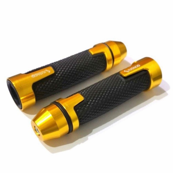 Unik Handgrip Motor Handgrip Variasi Universal NmaxAeroxPcxVarioVixion - gold Berkualitas