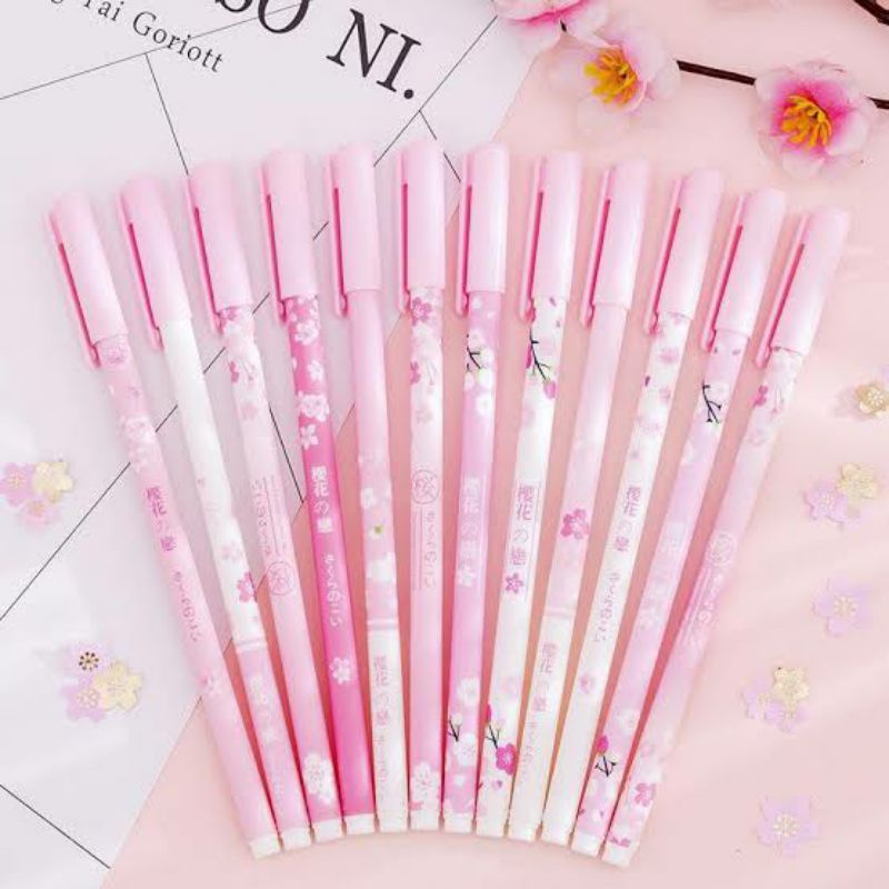 

YOKUCHI || PENA GEL SAKURA / PULPEN CUTE / PEN BOLPEN SAKURA