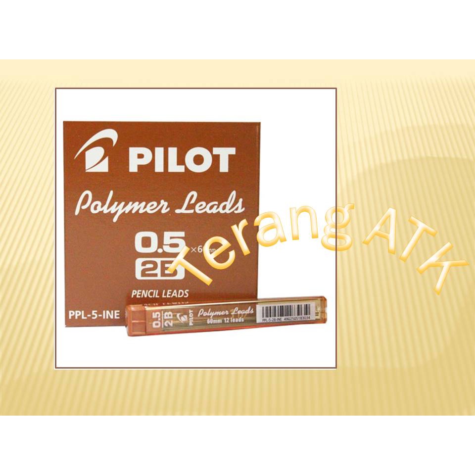

Isi Pensil Mekanik 2B Merek Pilot Ukuran 0.5 mm [Isi 12 tube]