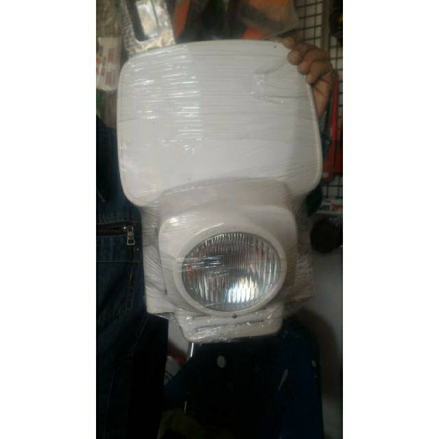 kedok lampu trail jadul batok lampu klasik vintage