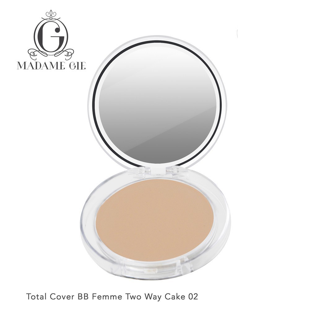 ⭐️ Beauty Expert ⭐️ Madame Gie Total Cover BB Two Way Cake - Bedak Padat