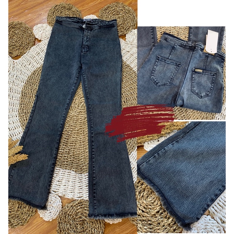 BESTSELLER  HW CUTBRAY JEANS SNOW BLACK