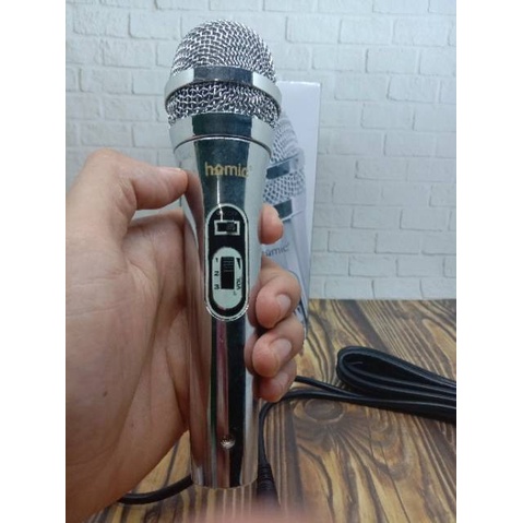 COD MIC KABEL KARAOKE HOMIC HM-6000 VOCAL MIKROPON HM-6000 TERMURAH