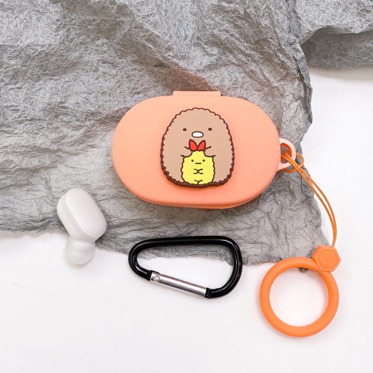 Case Kotak Pengisi Daya Earphone Wireless Bluetooth TWS Dengan Gesper Anti Hilang Untuk Xiaomi Redmi AirDots 3 2 S