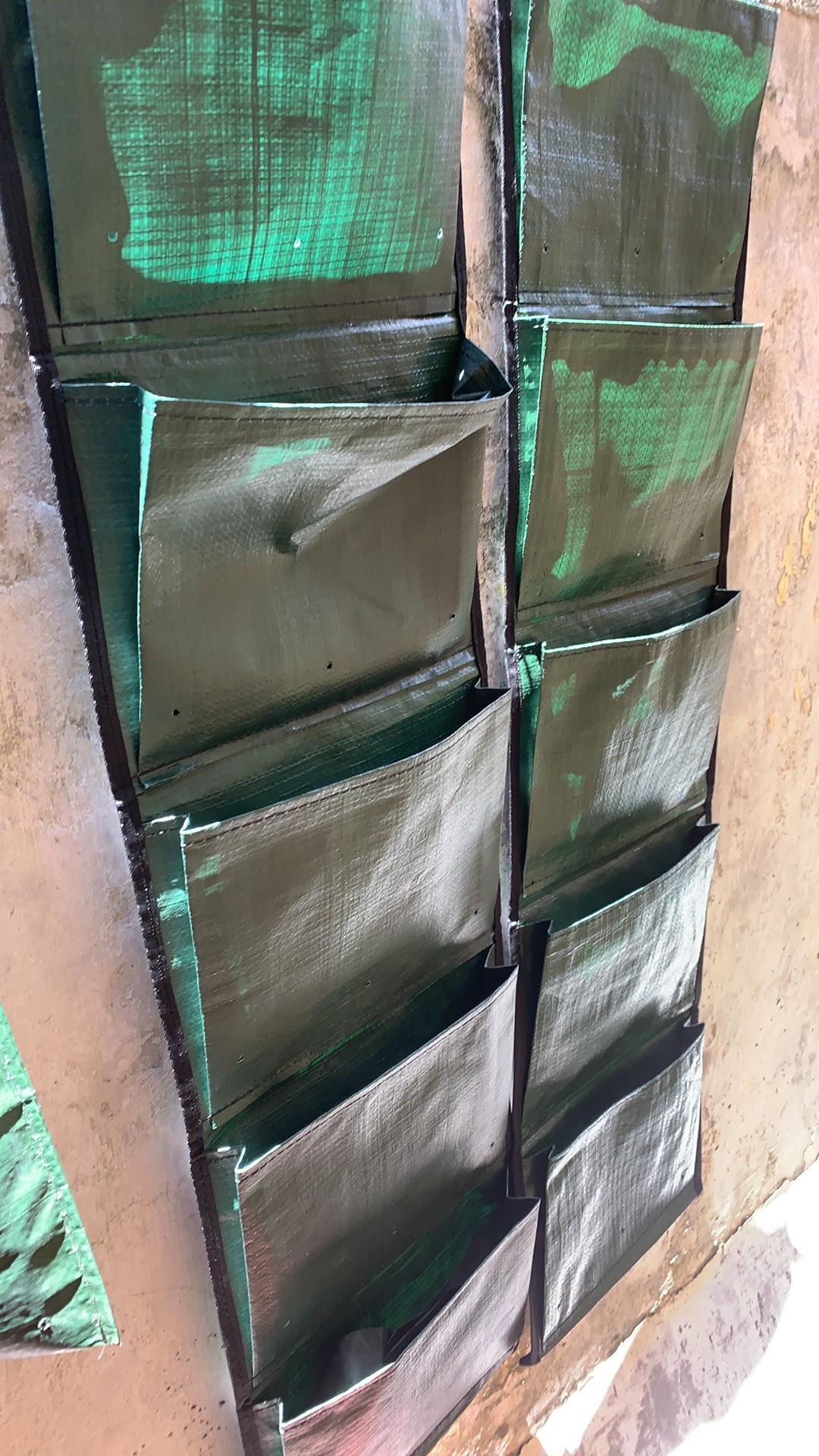 Wall Planter Bags Hanging Planter Bag Dinding 5 Kantong Easy Grow