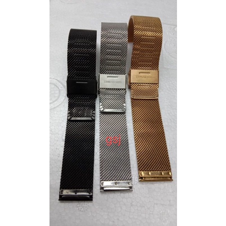 strap/rantai jam pasir zise/ukuran 14&gt;24 dan 12