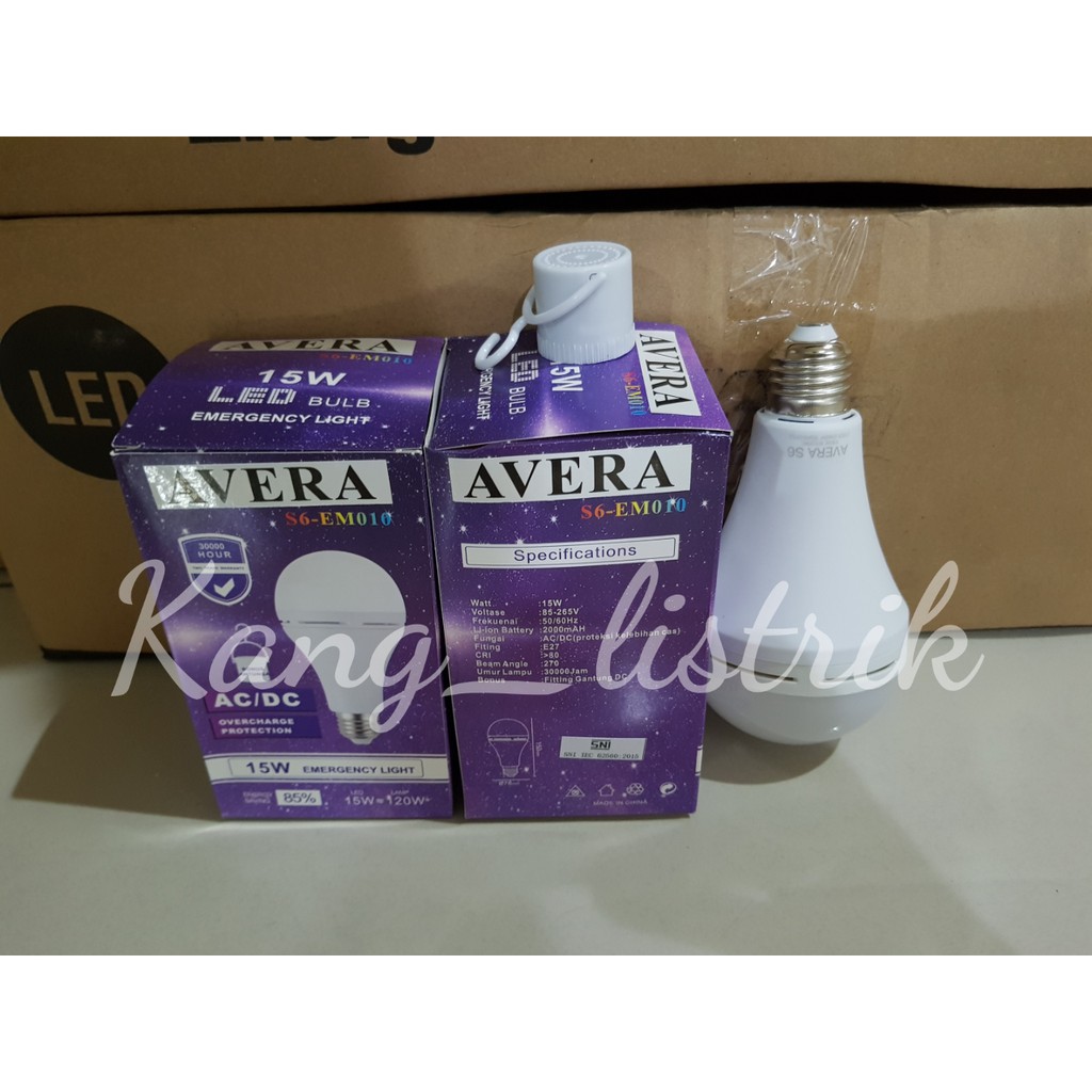 Bohlam Emergency SUNSONIC LANGGENG / Lampu Emergency LANGGENG SUNSONIC