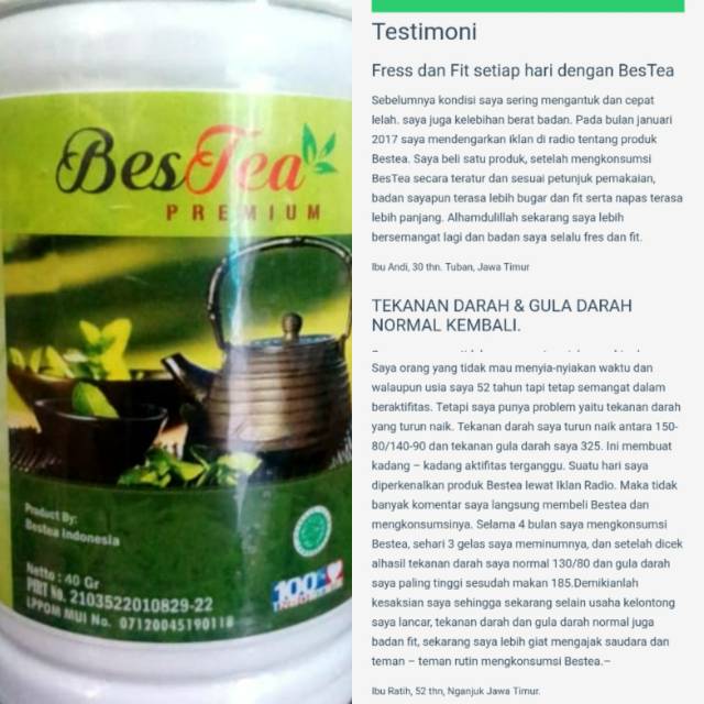 

BESTEA TEH HITAM PENURUN KOLESTEROL DAN ASAM URAT / BESTEA TEH HITAM / TEH KESEHATAN /TEH KECANTIKAN