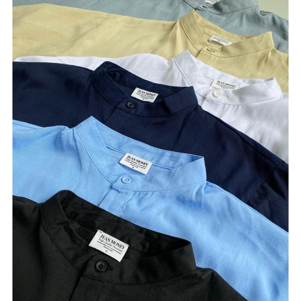 Kemeja Jean Money Long Sleeve Shirts