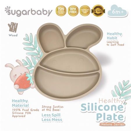 Sugar Baby Healthy Silicone Plate