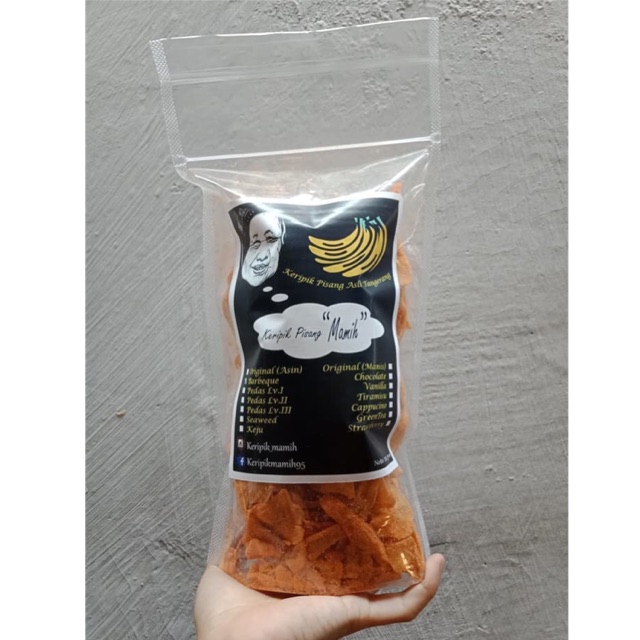 

Keripik Pisang Mamih Pedas Level 3