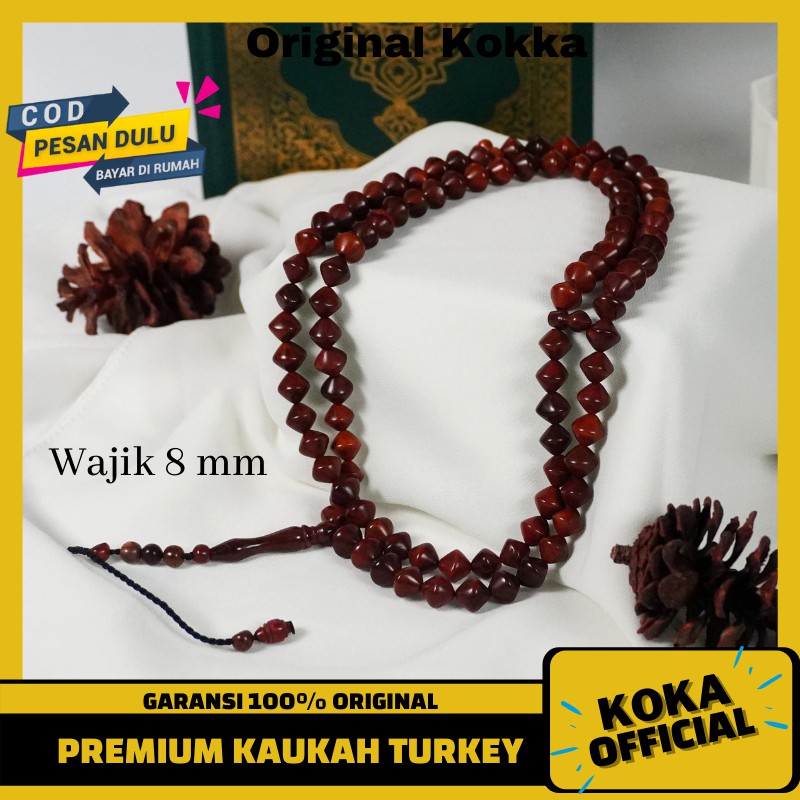 COD Tasbeh Kaukah Wajik 99 Butir Tasbih Kayu Kaoka Kaokah Koka Kauka Asli By Kokka Official